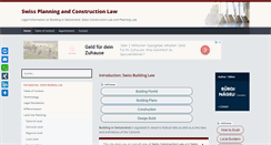 Desktop Screenshot of building-law.ch