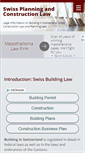 Mobile Screenshot of building-law.ch